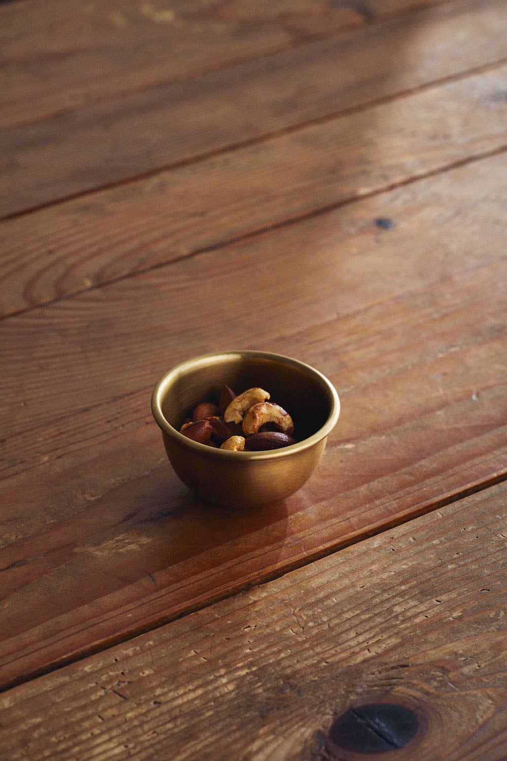 Fog Linen Work hand-finished brass bowl, detail