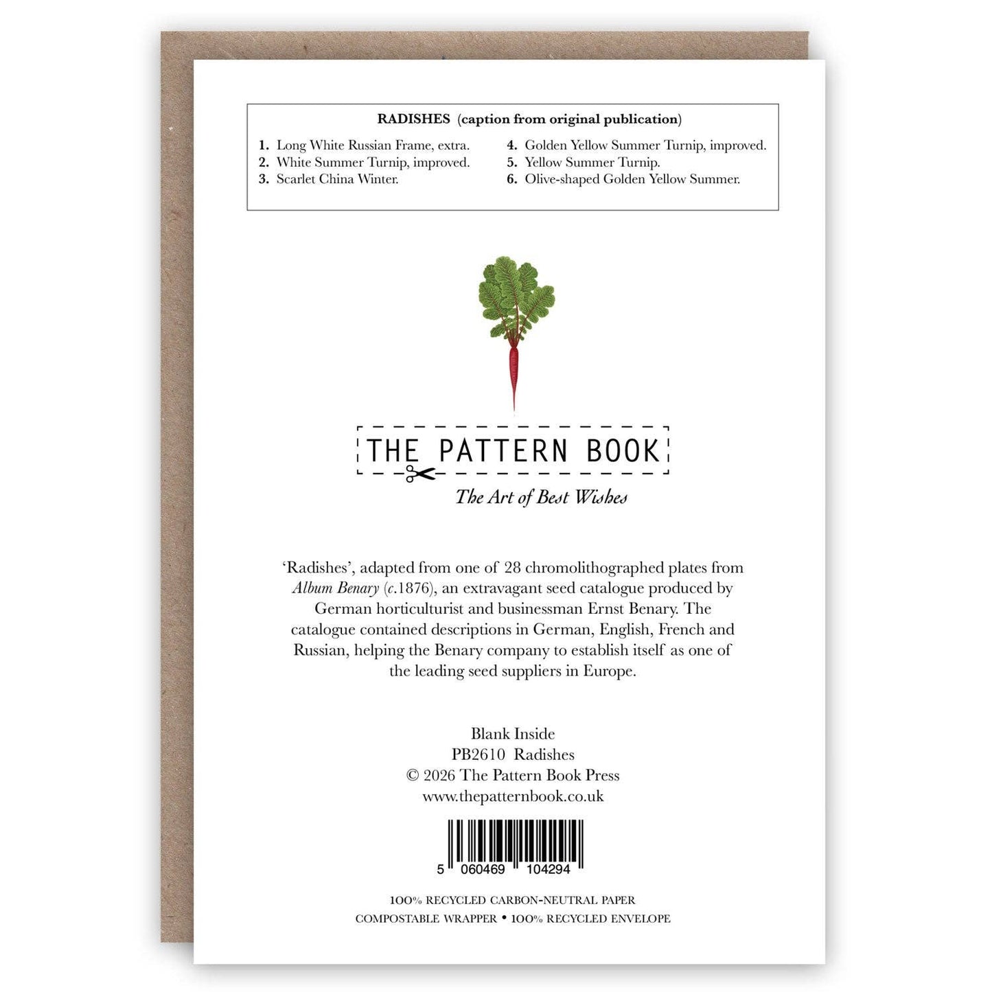 The Pattern Book - Radishes