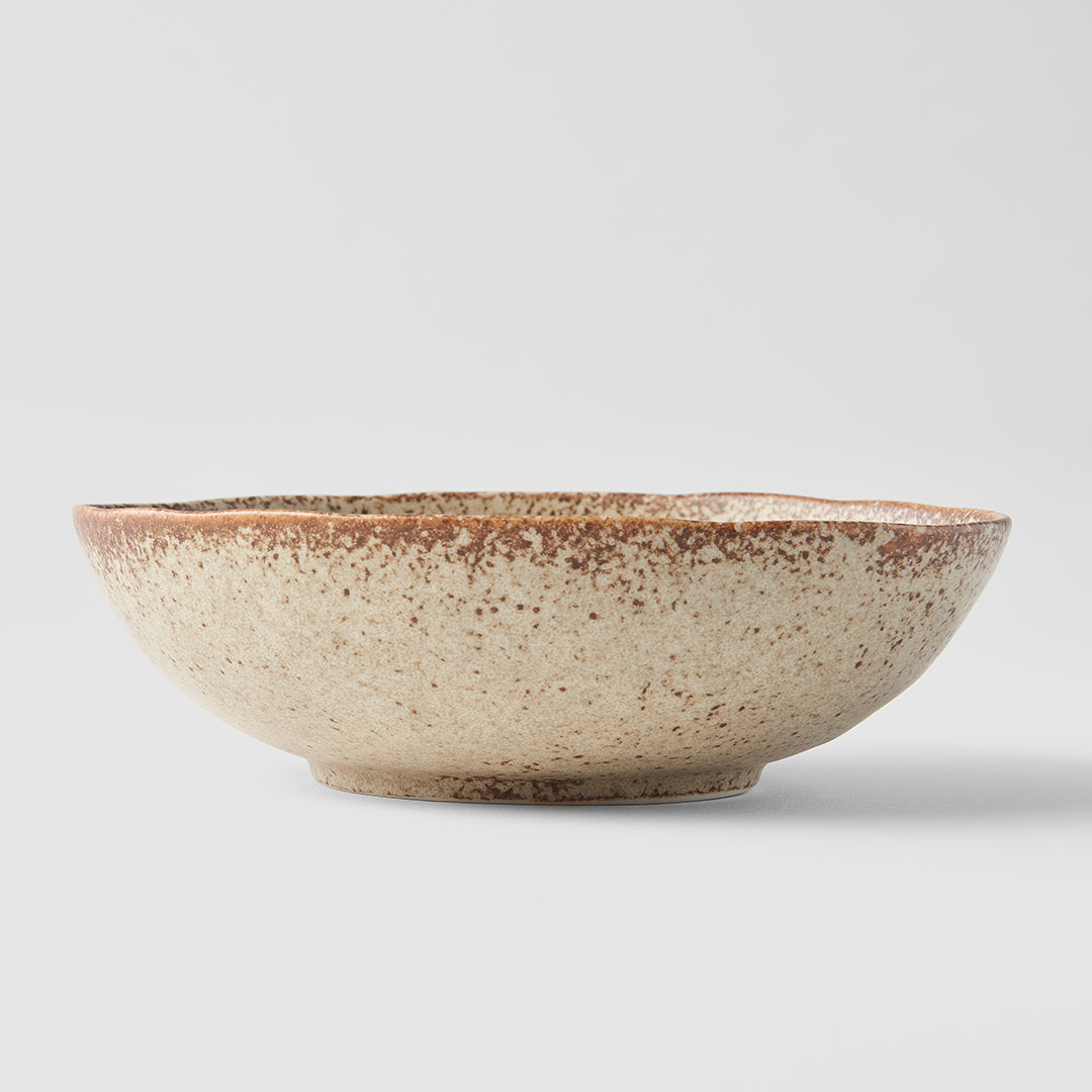 Made in Japan Oval Bowl in Sand Fade