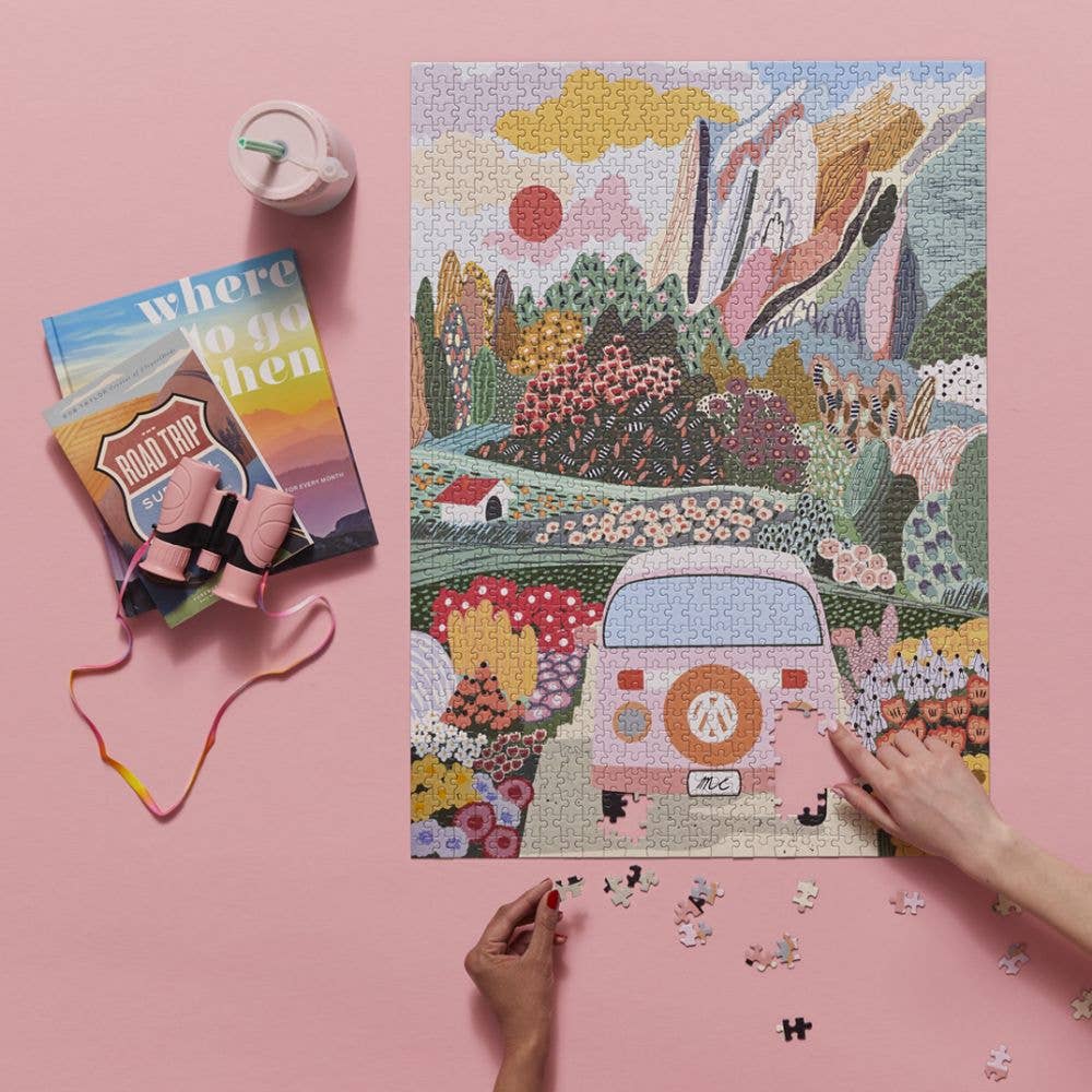 WerkShoppe 1000 Pc Puzzle – Road Trip