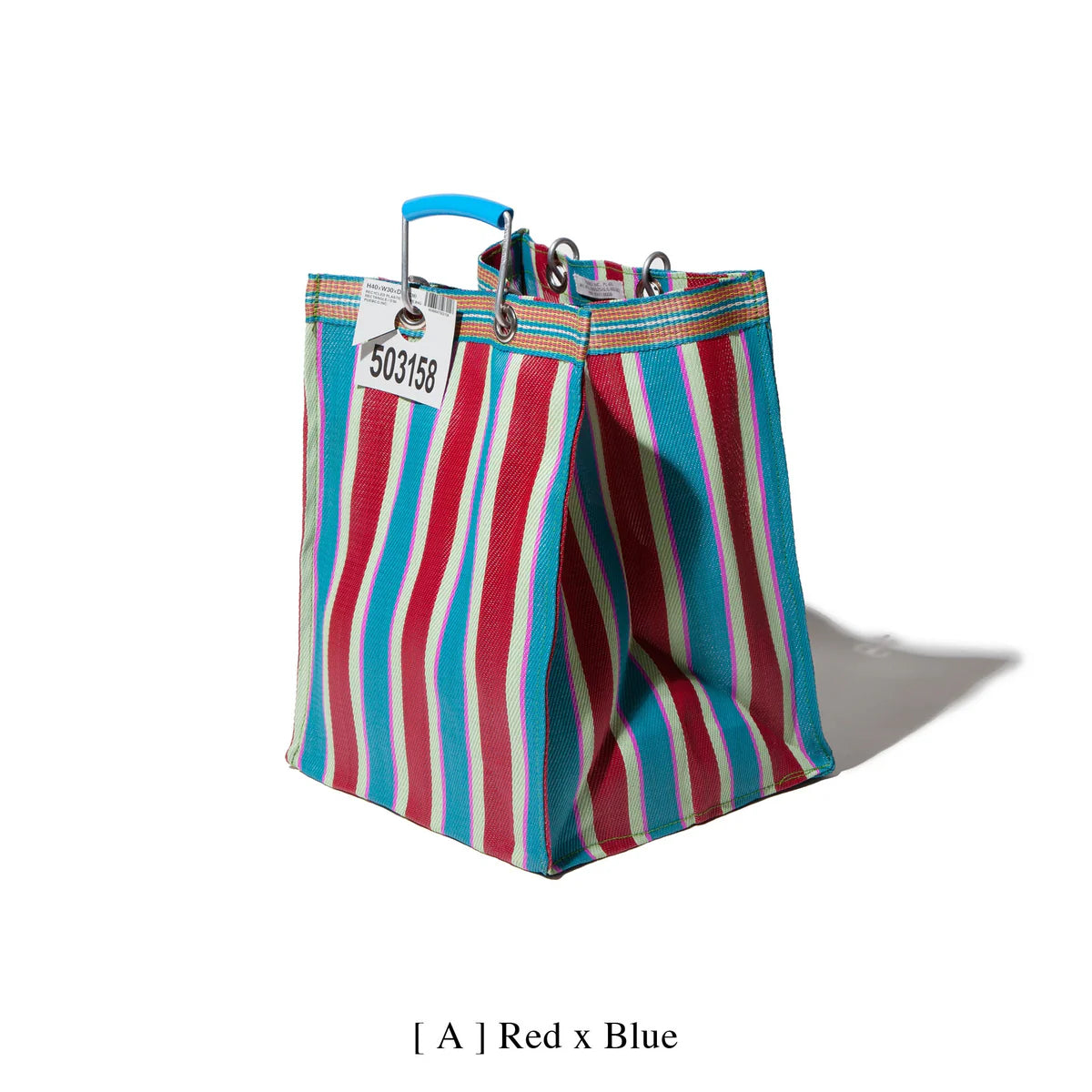 Puebco Recycled plastic stripe bag - Rectangle D26