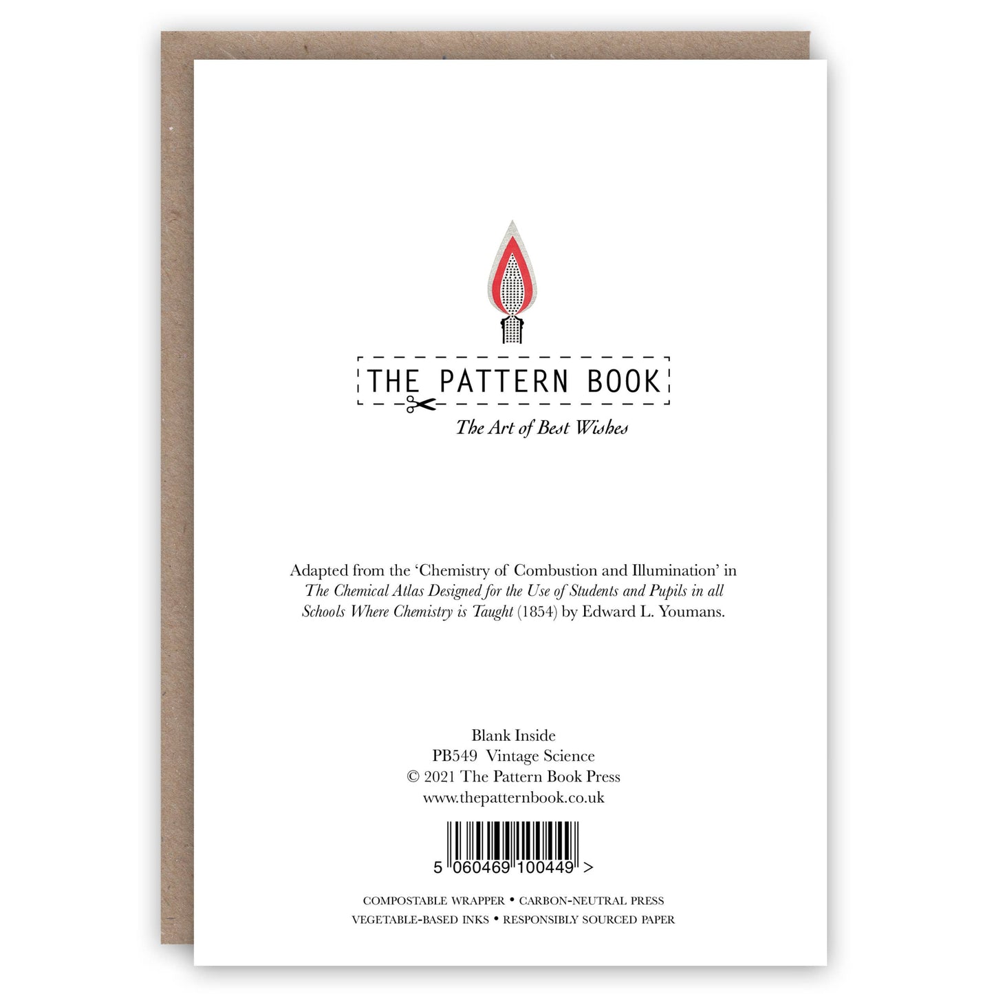 The Pattern Book - Chemistry of Birthday Candle card