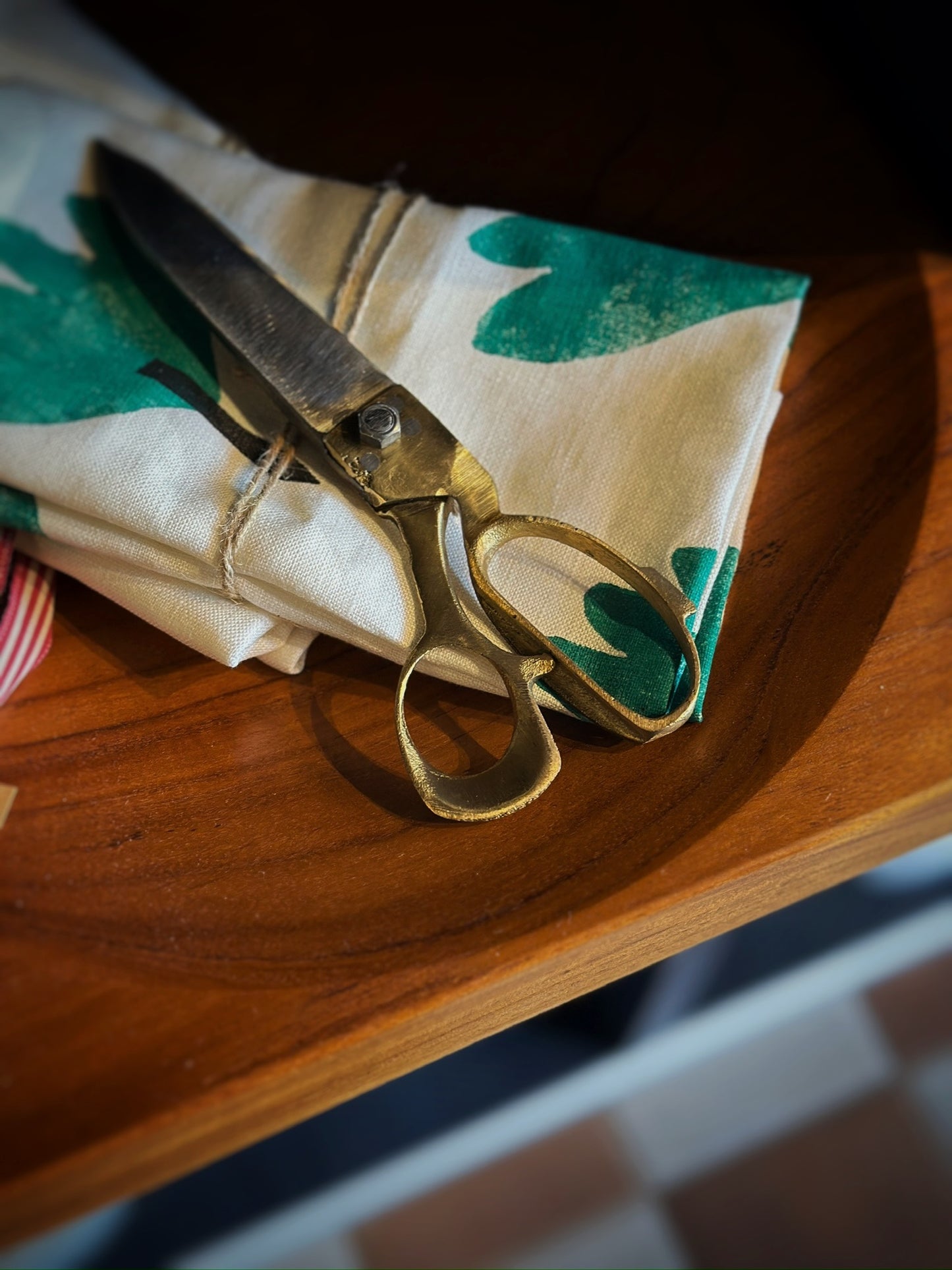 Fog Linen Work Brass Handle Scissors (Large)