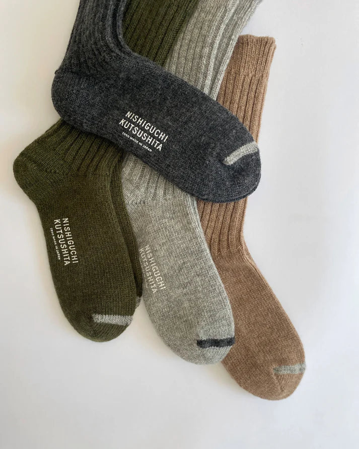 Nishiguchi Praha Wool Socks