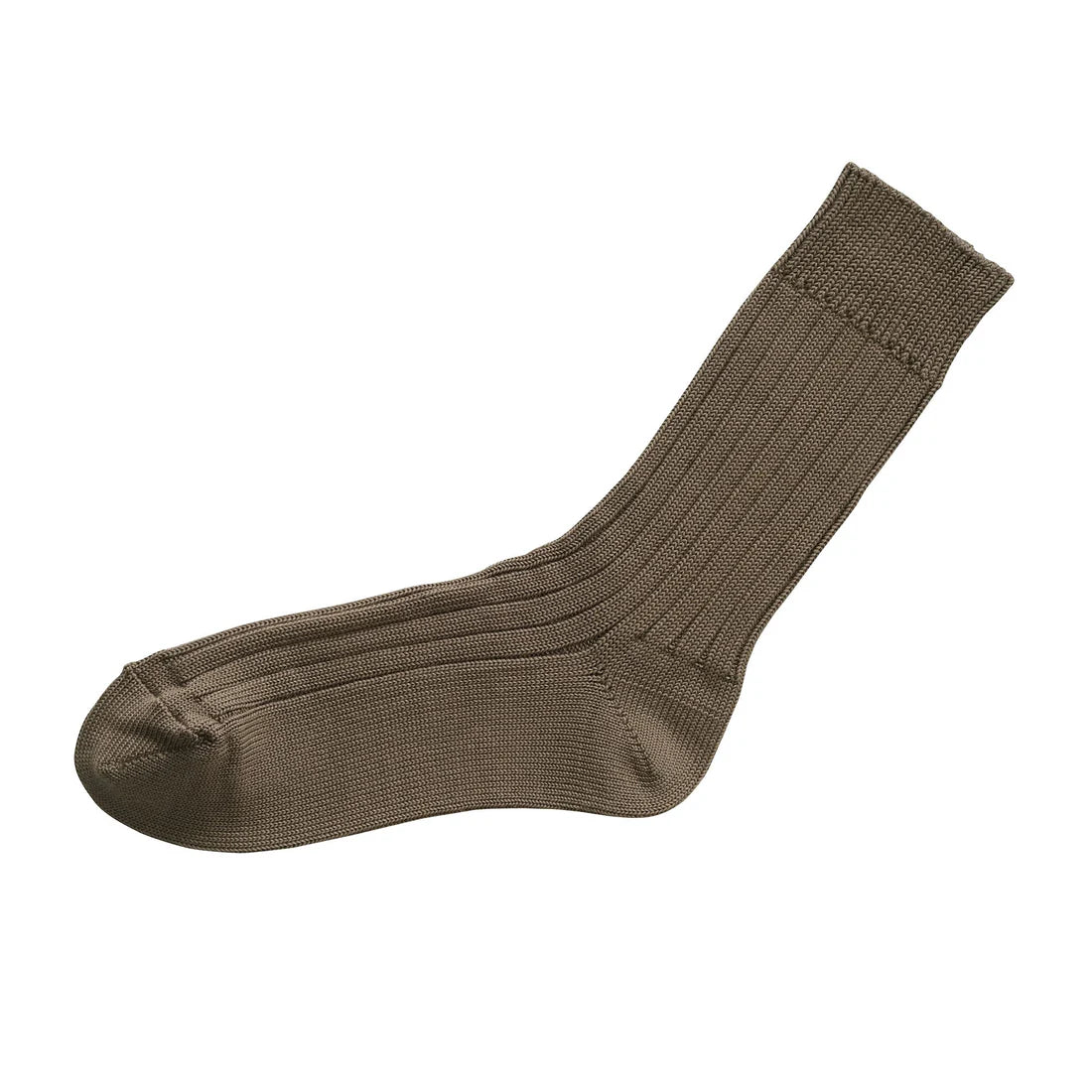 Nishiguchi Praha Egyptian Cotton Ribbed Socks