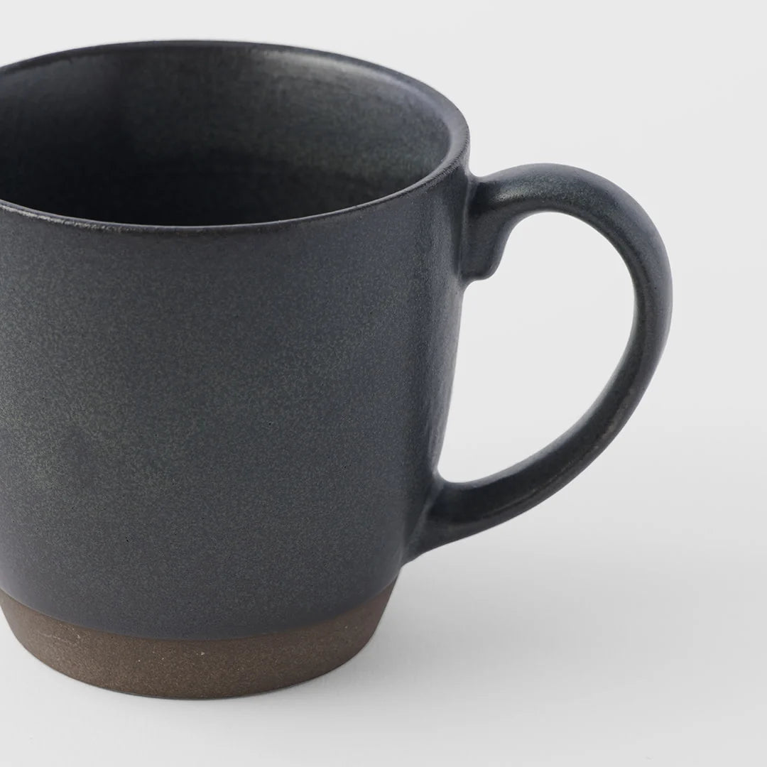 Made In Japan - Taiko Mug 265ml Black & Bisque Glaze
