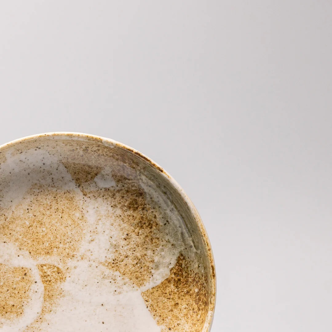 Made in Japan - High Rim Plate Snow Bamboo