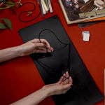Refillable Notebook Folio > Raven Black Trifold