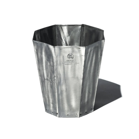 Puebco Recycled Steel Trash Can - Octagon