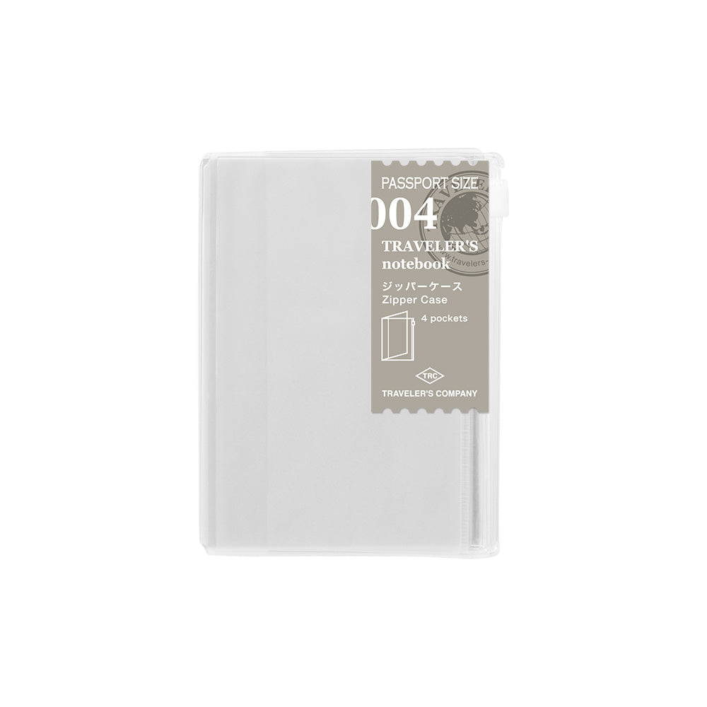 TRAVELER'S 004 Zipper Case Notebook Refill Passport Size