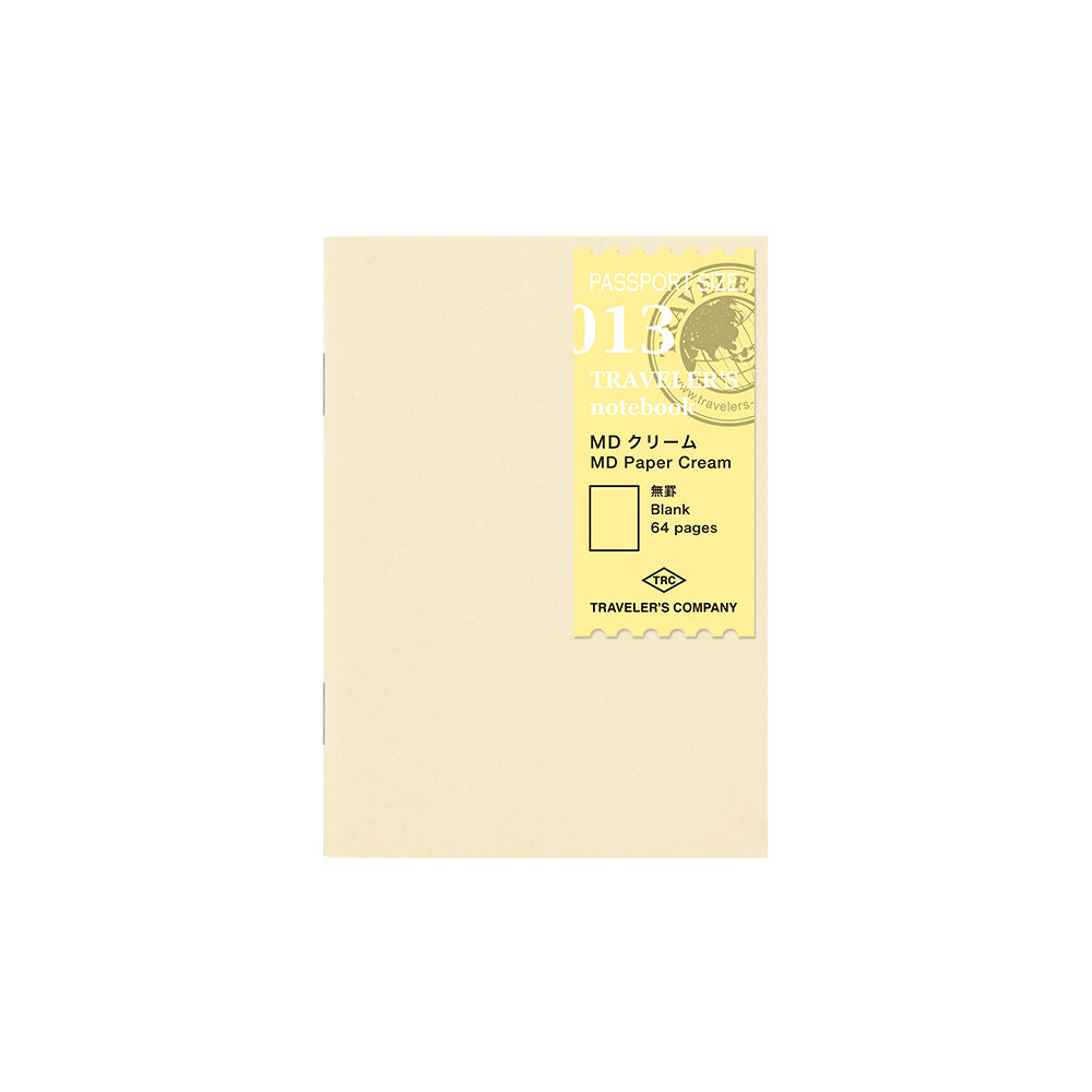TRAVELER'S 013 MD Paper (Cotton)  Notebook Refill Passport Size