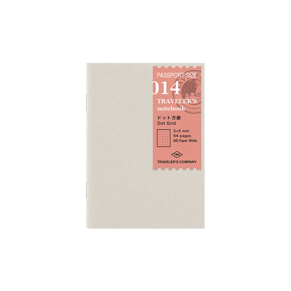 TRAVELER'S 014 Dot Grid Notebook Refill Passport Size