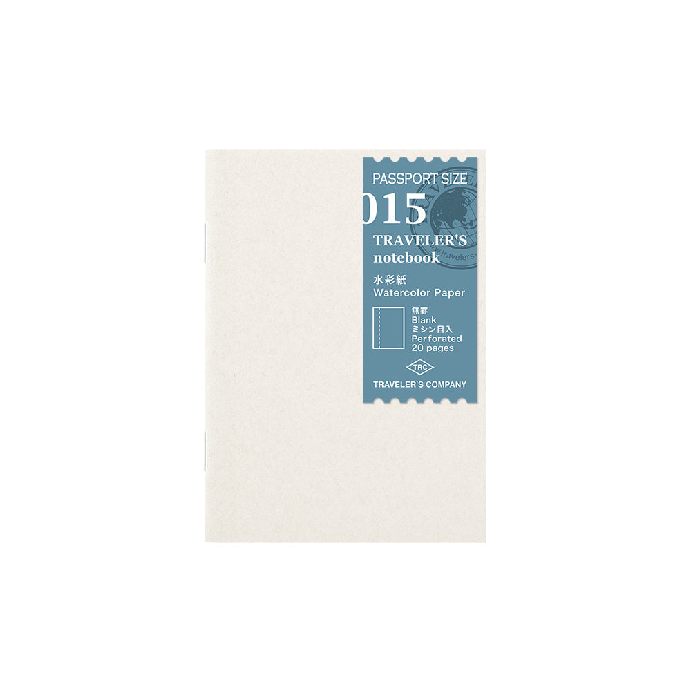 TRAVELER'S 015 Watercolour Paper  Notebook Refill Passport Size