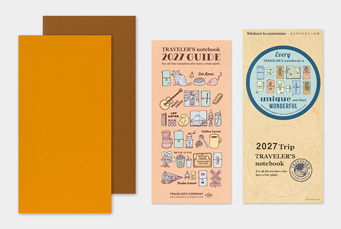TRAVELER'S 2027 Weekly Vertical Diary Regular Notebook Insert — image 2