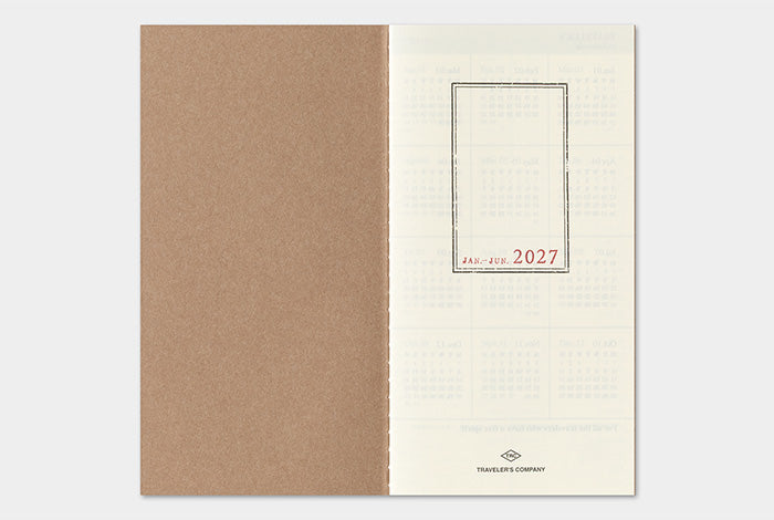 TRAVELER'S 2027 Weekly Vertical Diary Regular Notebook Insert — image 3