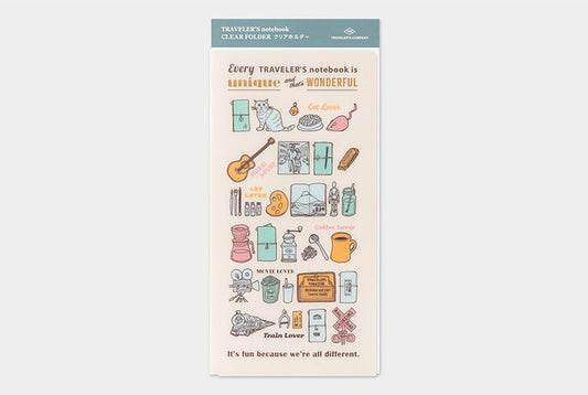 TRAVELER'S 2027 Clear Folder Regular