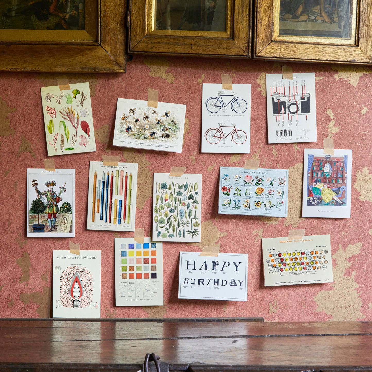 The Pattern Book - Chemistry of Birthday Candle card