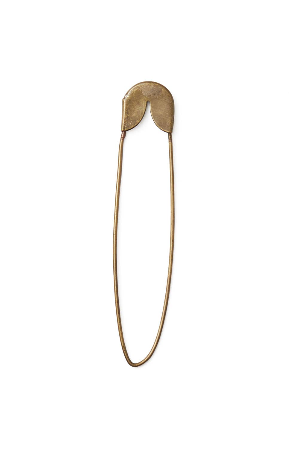 Fog Linen Work brass safety pins, packet of six