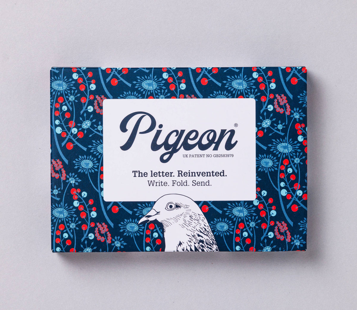 Pigeonposted - Hedgerow Pigeon, Folding Letter Set – Pack of 6 Letters
