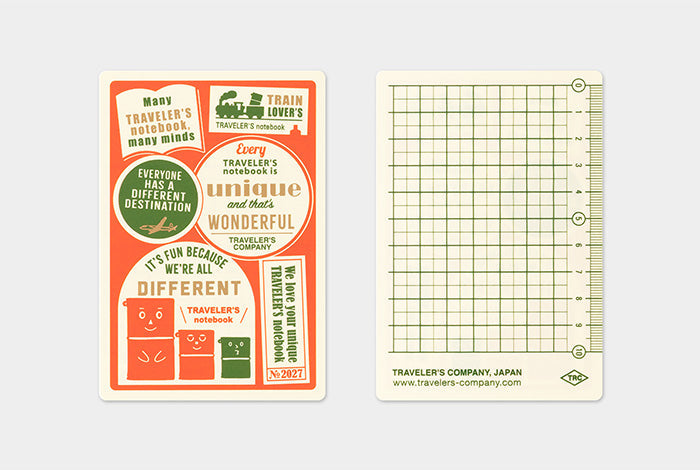 TRAVELER'S 2027 Passport Plastic Sheet