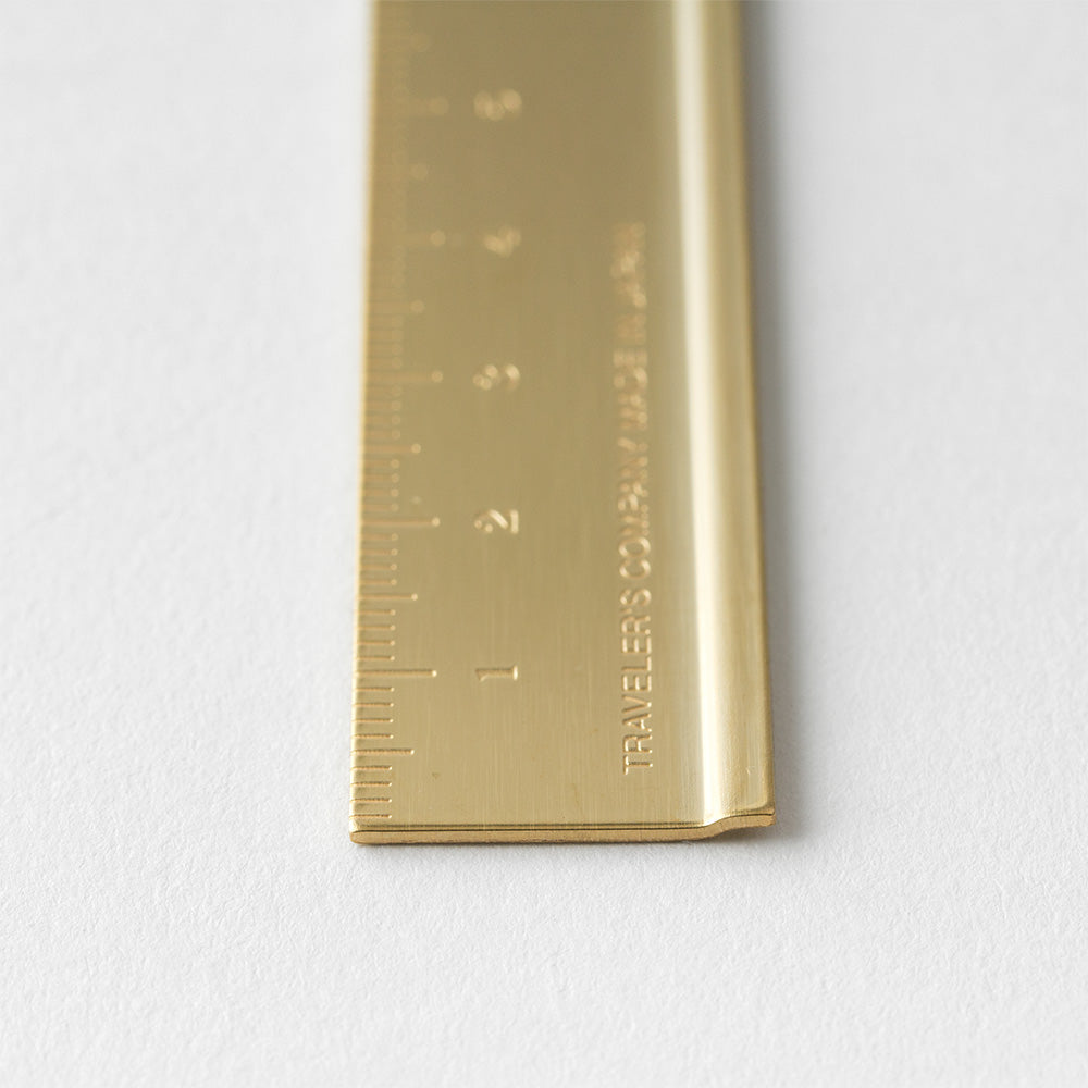 TRAVELER'S CO Brass Ruler