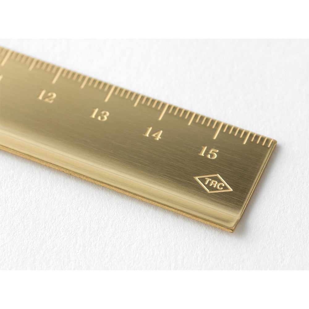 TRAVELER'S CO Brass Ruler