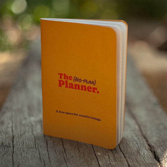 Journal & Undated planner A6 - YELLOW
