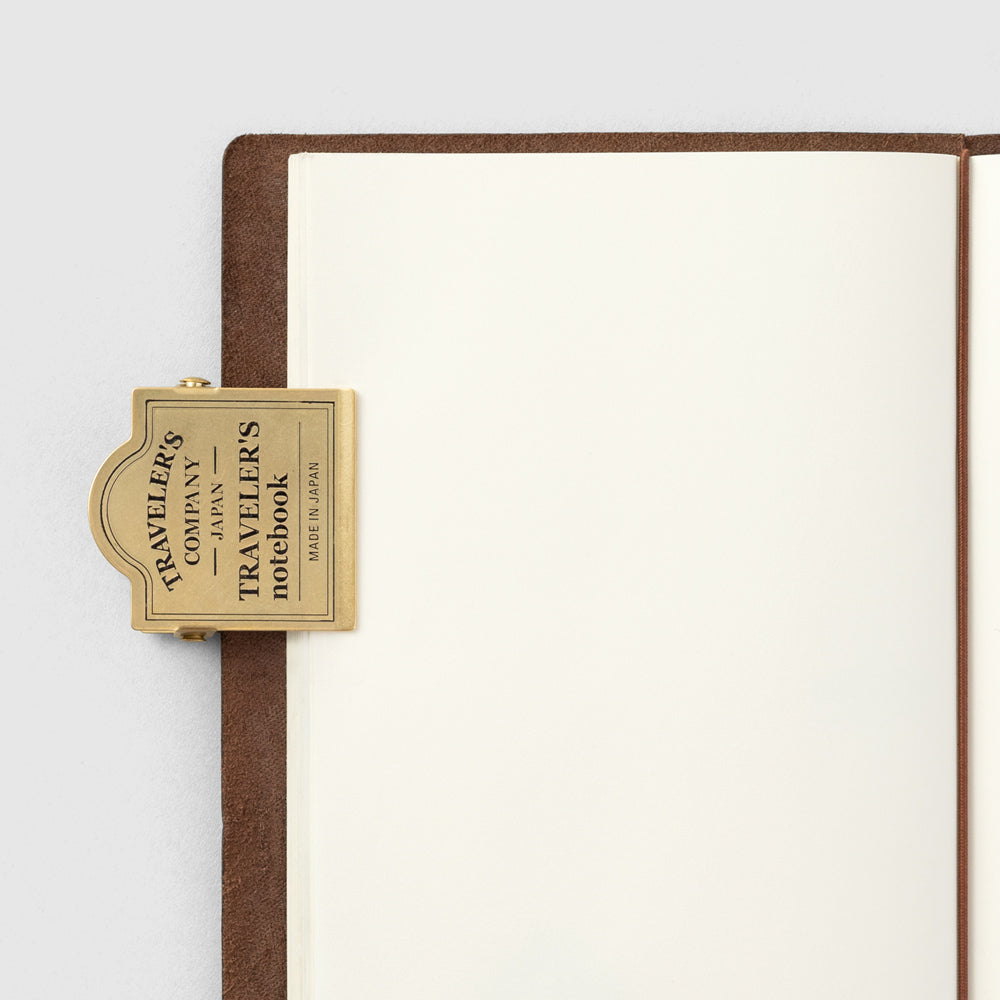 TRAVELER'S CO Brass Clip TRC Logo