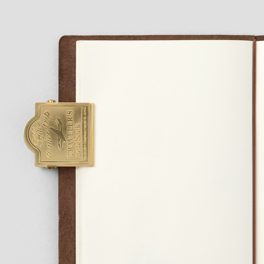 TRAVELER'S CO Brass Clip TRC Airplane