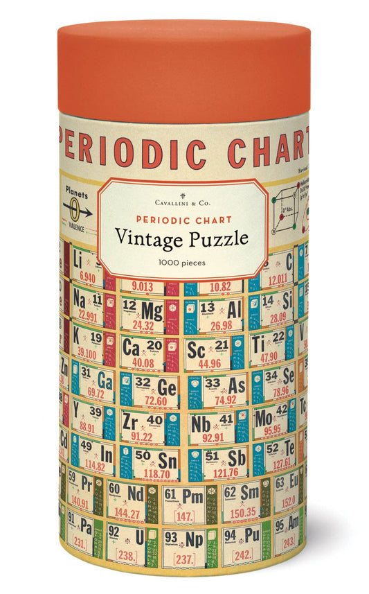 Cavallini - 1000 Pc Puzzle Periodic Chart