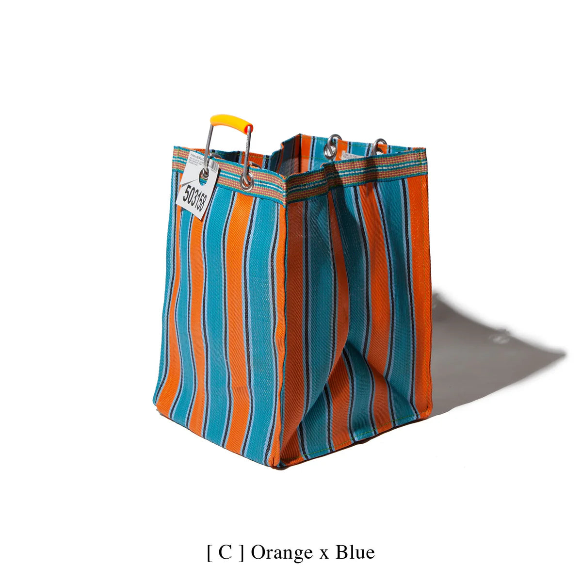 Puebco Recycled plastic stripe bag - Rectangle D26