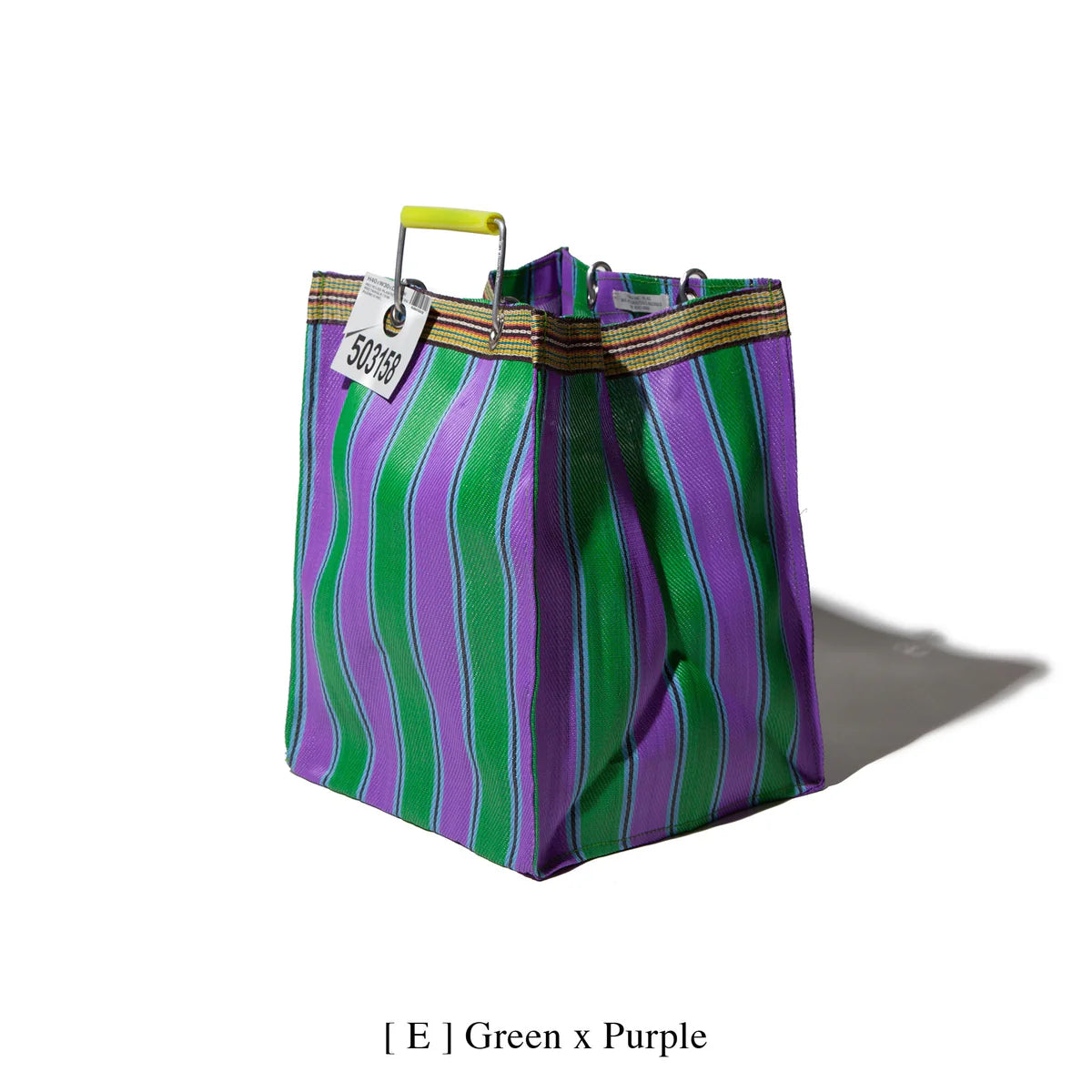 Puebco Recycled plastic stripe bag - Rectangle D26