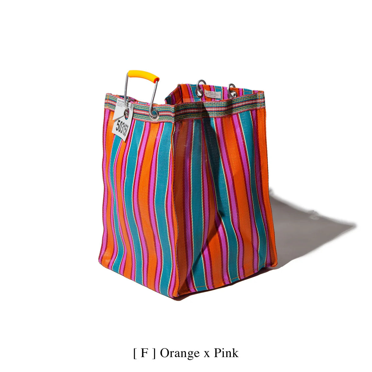 Puebco Recycled plastic stripe bag - Rectangle D26