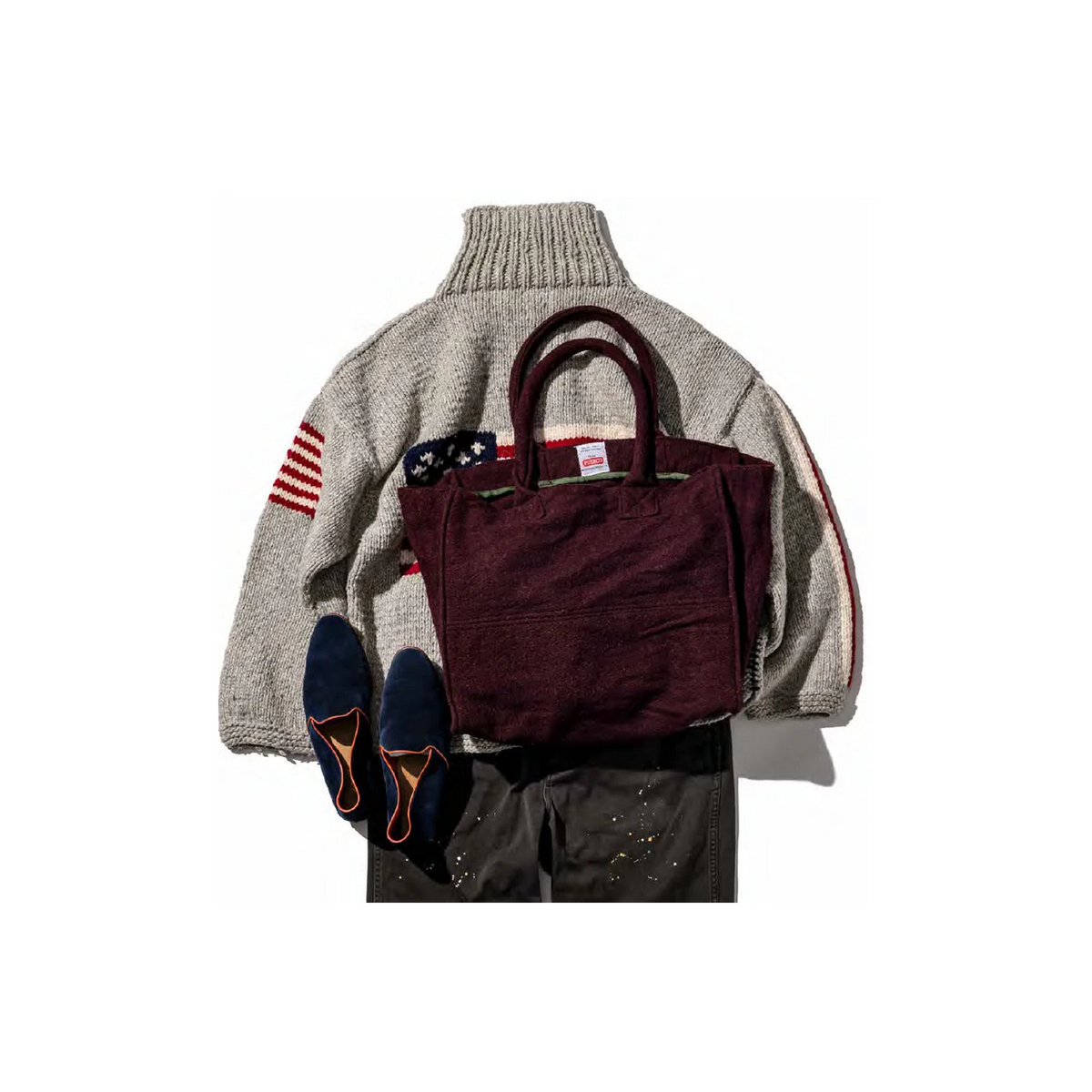 Puebco wool garments bag, side view