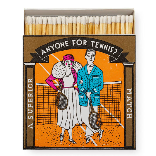 Anyone For Tennis | Square Matchboxes