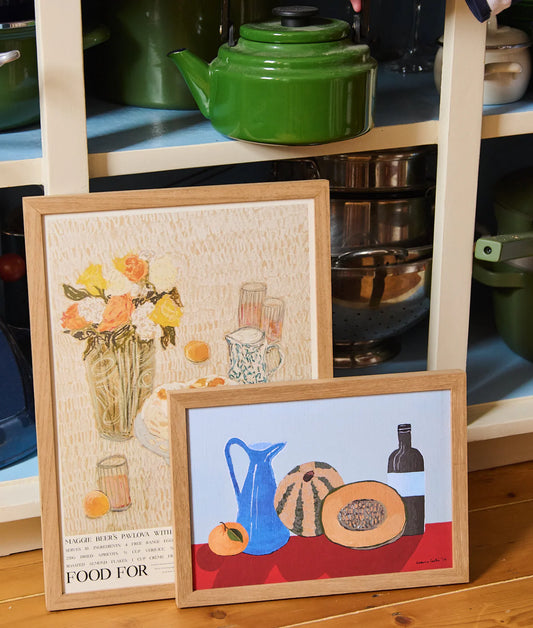 Food for Everyone Magnetic Teak Frame