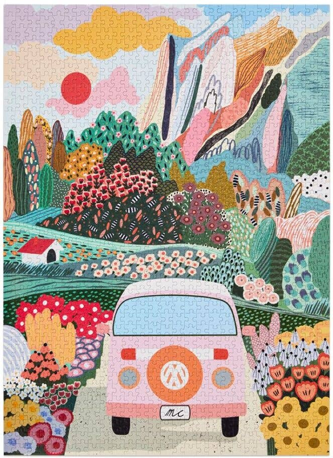 WerkShoppe 1000 Pc Puzzle – Road Trip