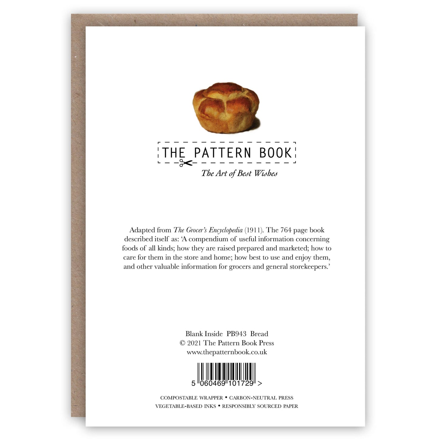 The Pattern Book - Bread greeting card