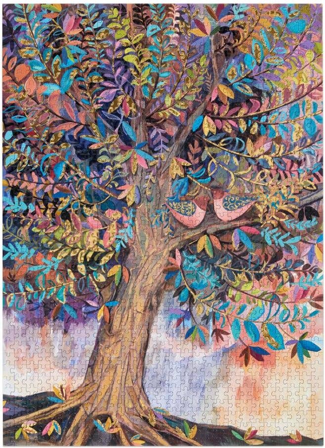 WerkShoppe 1000 Pc Puzzle – Gold Illumination Tree