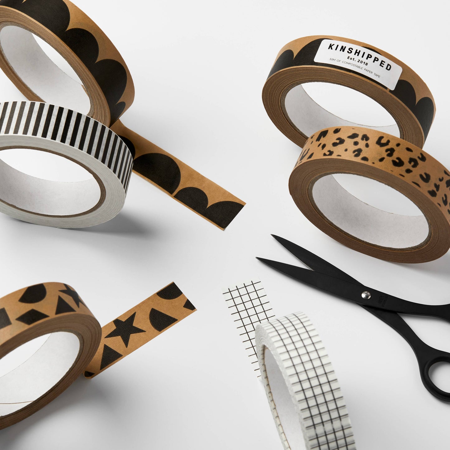Kinshipped - PAPER TAPE - GRID