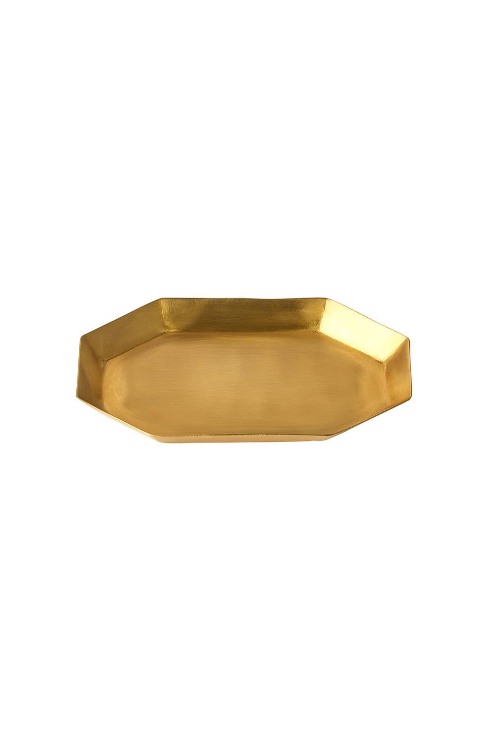 Brass Plate Long Octagonal (S)