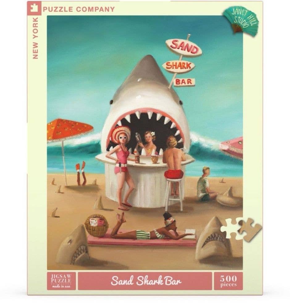 NYPC Janet Hill 500 Pc Puzzle - Sand Shark Bar