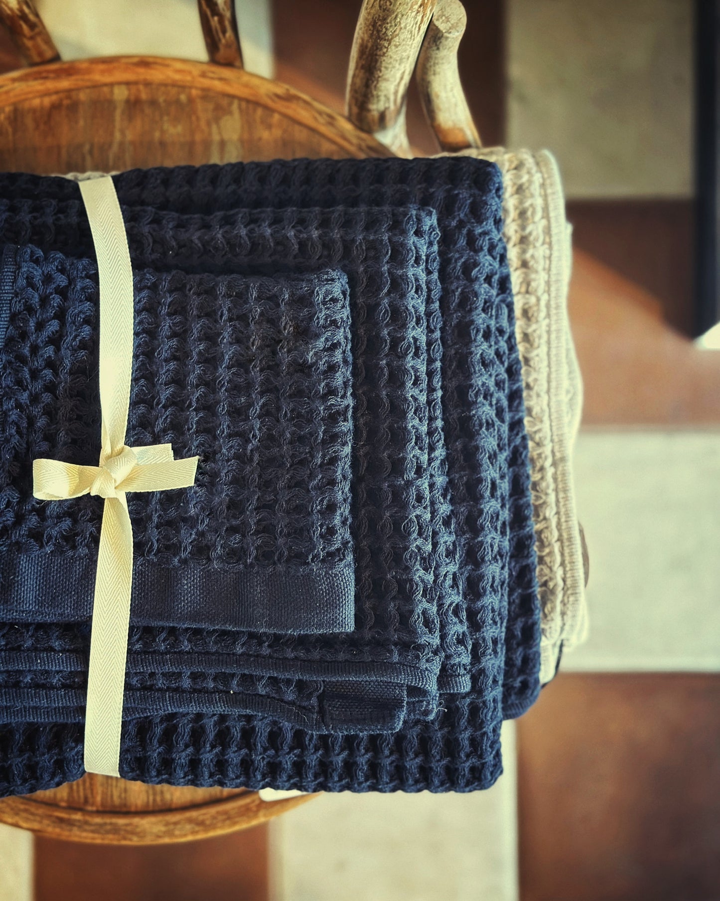 Onsen Waffle Hand Towel