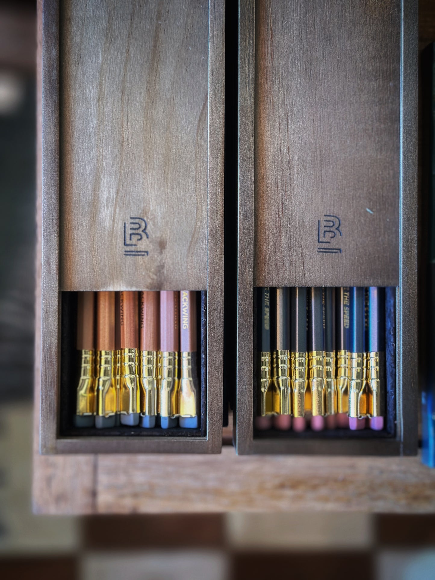 Blackwing - Rustic Box Pencil Set