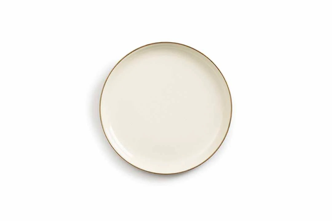 Barebones Enamel 2-Tone Deep Plate - Olive Drab