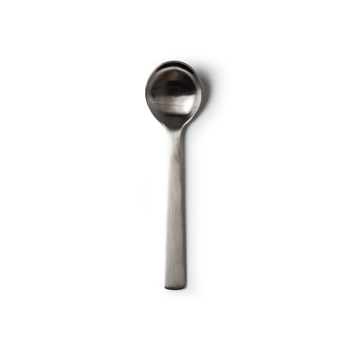 ACME brushed stainless steel round table spoon