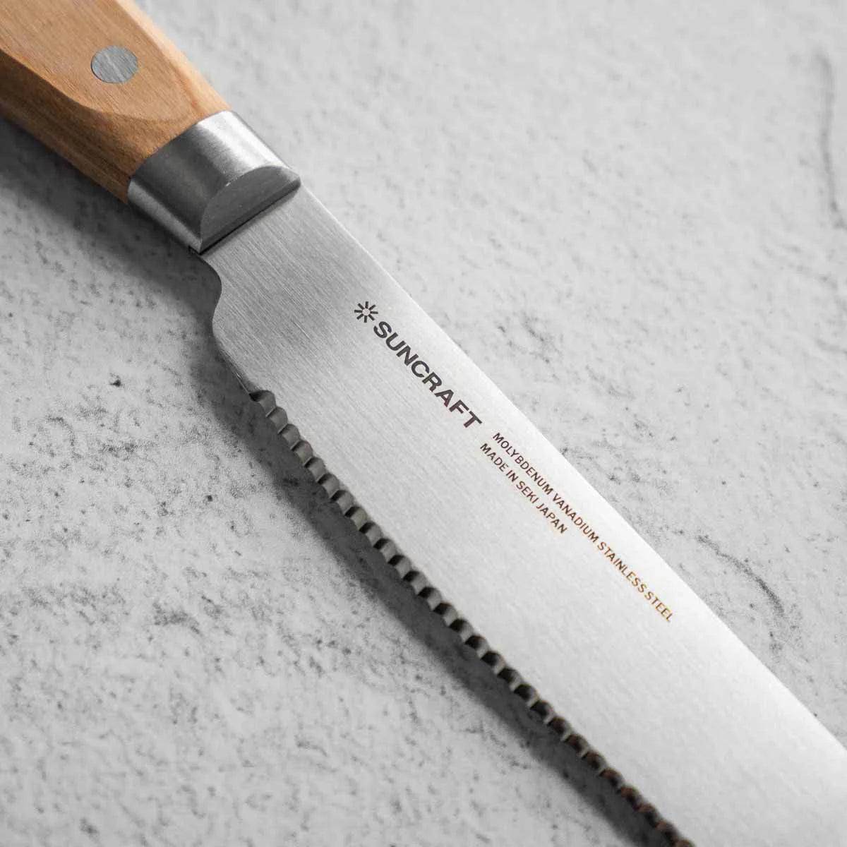 Suncraft "Seseragi" Bread Knife 21cm