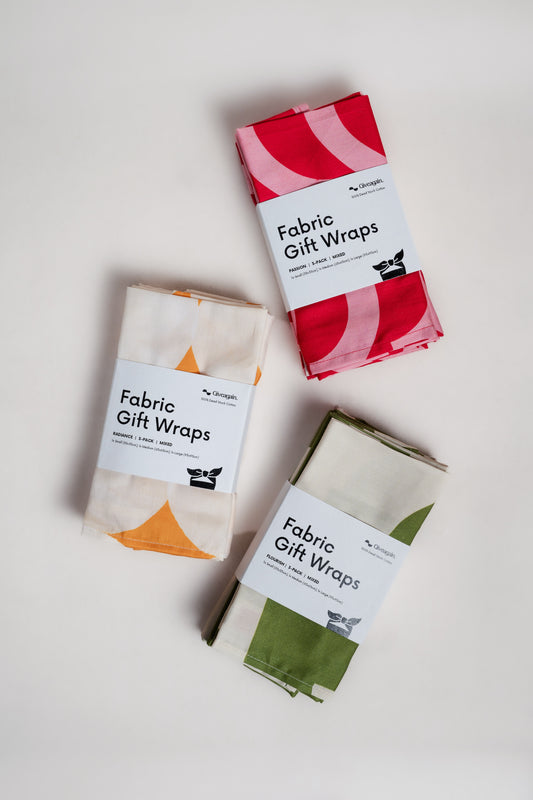 Fabric Gift Wraps 3-Pack