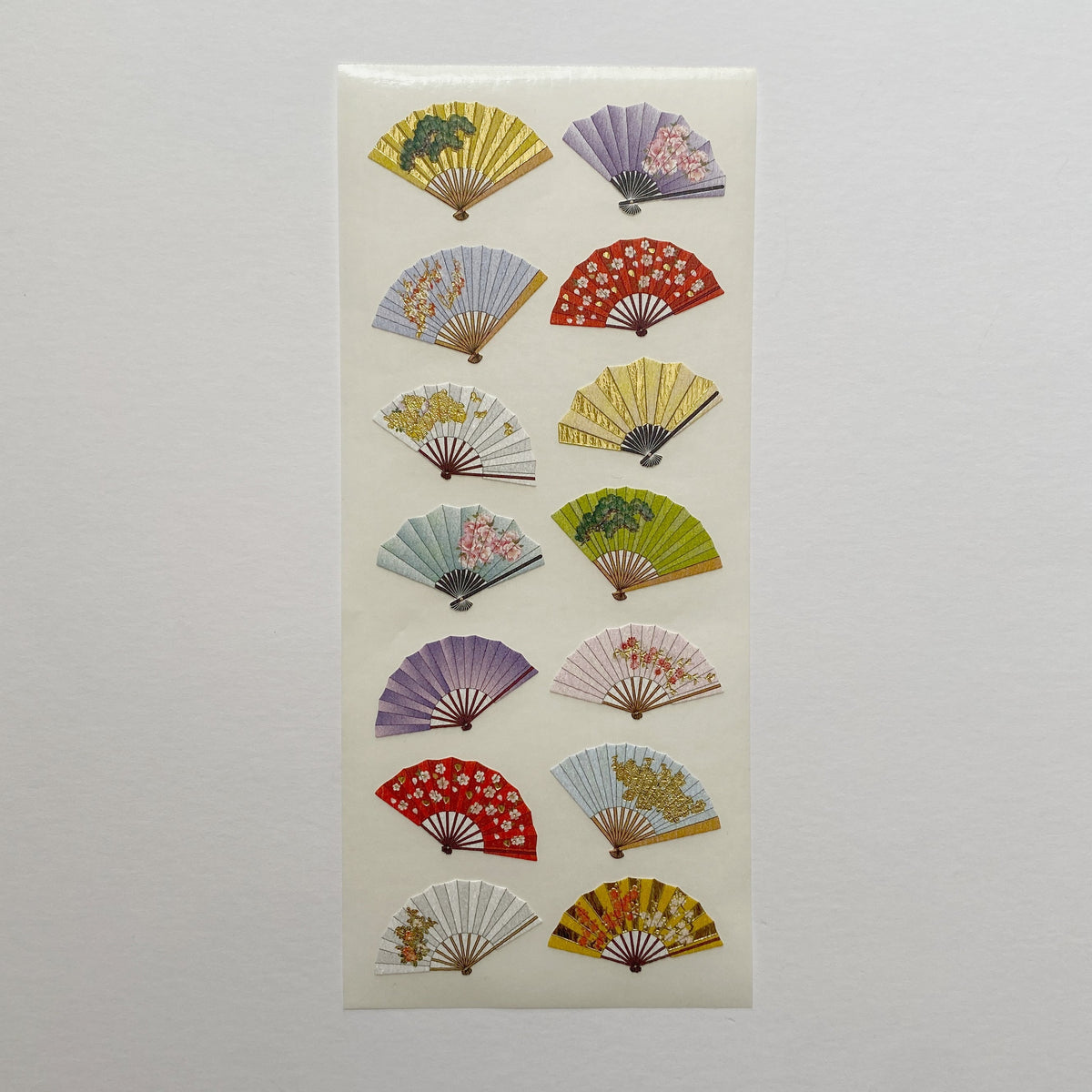 uki washi sticker sheet, Traditional - Hanafuda Stamps