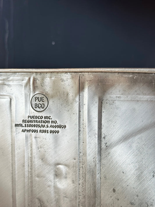 Puebco Recycled Steel Trash Can - Rectangle